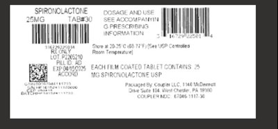 Label (Spironolactone 25mg)